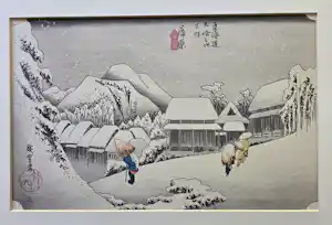 Ando Hiroshige - Sneeuwlandschap. Druk door Albert Carman. kaufen? Bieten Sie von 109!