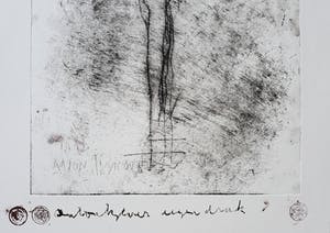 Anton Heyboer - Vrouw en kind, ets kopen? Bied vanaf 150!