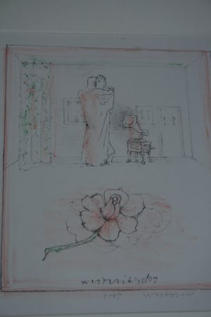 Co Westerik - zeefdruk Visioen en Visie - 2007- kopen? Bied vanaf 120!