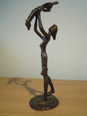 Corry Ammerlaan - Prachtig gesigneerd beeld - moeder met kind kopen? Bied vanaf 45!