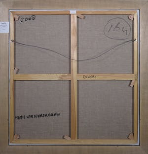 Martin van Wordragen - Gemengde techniek op doek, Keramiste - Ingelijst (Groot) kopen? Bied vanaf 250!