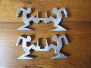 Niet of onleesbaar gesigneerd - Osvaldo Cavandoli - La Linea kandelaar/beeldjes kopen? Bied vanaf 1!