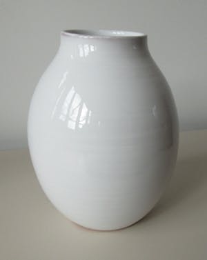 Pottenbakkerij Nagtegaal - Drie witte aardewerk vazen kopen? Bied vanaf 30!