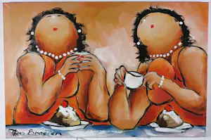 Theo Broeren - Acryl op doek, Mirror kopen? Bied vanaf 80!