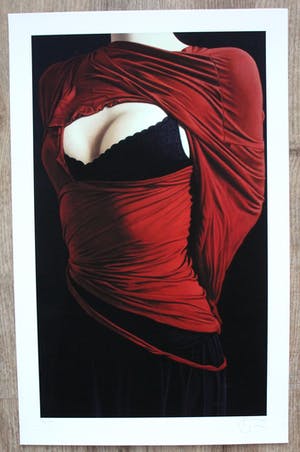 Buy Willi Kissmer - Giclee: Het rode shirt - 2015? Bid from 125!