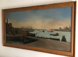 Claas Prins - Amsterdams havengezicht anno jaren '50 kopen? Bied vanaf 325!