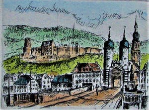 Niet of onleesbaar gesigneerd - Heidelberg kopen? Bied vanaf 1!