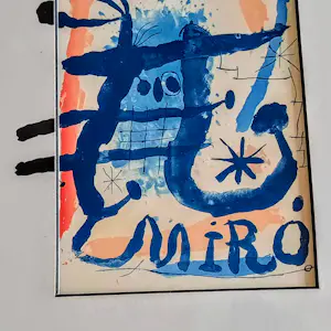 Joan Miro - 3 teiliges Set Kunstdrucke in abstrakter Form von Joan Miro kopen? Bied vanaf 90!