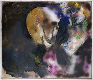 Ger Lataster - Olieverf, impasto en spuitbus op doek - Ingelijst (Groot) verkocht voor € 1950!