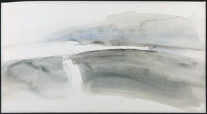 Wim de Bruin - Aquarel op papier, Landschap kopen? Bied vanaf 1!