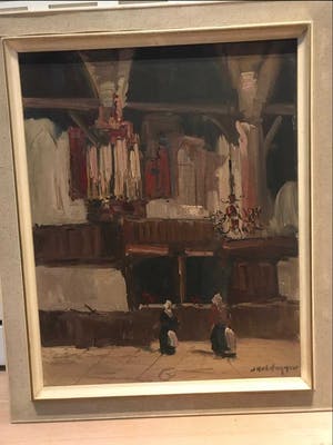 Jan Kelderman - Kerkinterieur kopen? Bied vanaf 25!