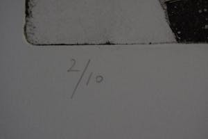 Maria de Ronde - Aquatint - Compositie IV - 1980 kopen? Bied vanaf 50!