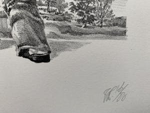 Peter Vos - litho - 'Vechtende Pulichinellen' - 1976 kopen? Bied vanaf 275!