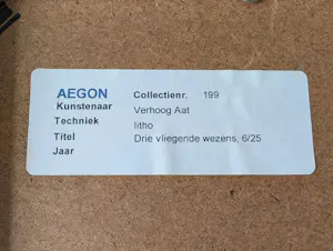 Aat Verhoog - Drie vliegende wezens kopen? Bied vanaf 150!