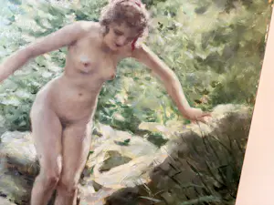 Lucien Henry GrandGerard - Vrouw bij water kopen? Bied vanaf 500!