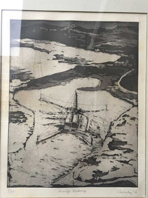 Cor van Haasteren - Innerlijk Landschap - Ets 7/15 (28 x 22 cm) 1976 kopen? Bied vanaf 1!