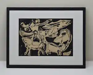 Jan Elburg - 'Abstracte dierfiguren' verkauft für € 350!