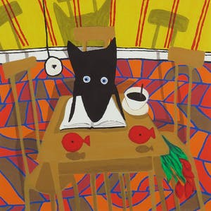 Peter Bastiaanssen - Zeefdruk, Zonder titel 1 - Ingelijst kopen? Bied vanaf 80!