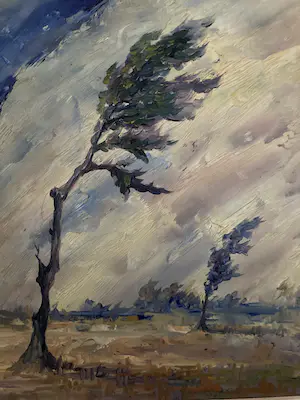 Leo Jordaens - Landschap met bomen kopen? Bied vanaf 110!