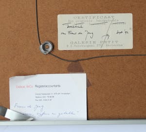 Frans de Jong - getallen - gesigneerd kopen? Bied vanaf 40!