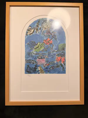 Marc Chagall - Litho's van de ramen van de synagoge van het Hadassah ziekenhuis in Jerusalem kopen? Bied vanaf 750!
