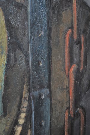 Gerard Post Greve - stilleven met paardenschedel en attributen - olieverf kopen? Bied vanaf 99!