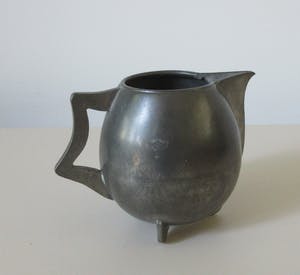 Curiosa - Art deco tinnen suikerpot en melkkan van Zeister Tin Industrie (ZTI) kopen? Bied vanaf 1!
