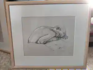 Francine van Hove - voorover liggende dame verkauft für € 40!