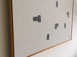 Jack Vissers - Something's Happening (Grey) - acryl op paneel kopen? Bied vanaf 145!