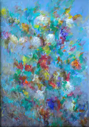 Paul Nieuwendijk - impressie bloei van de lente verkocht voor € 280!