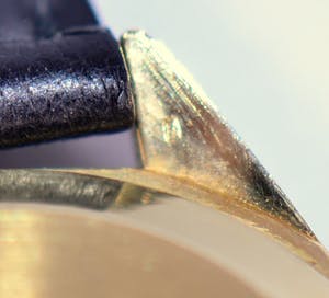 IWC - Electronic 18K Goud, Zwitsers herenhorloge met zwart lederen band kopen? Bied vanaf 1600!