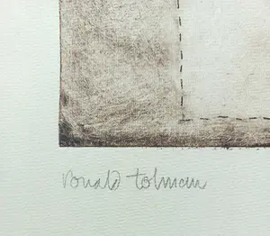 Ronald Tolman - Man in stoel, ets (groot, zeldzaam!) kopen? Bied vanaf 195!