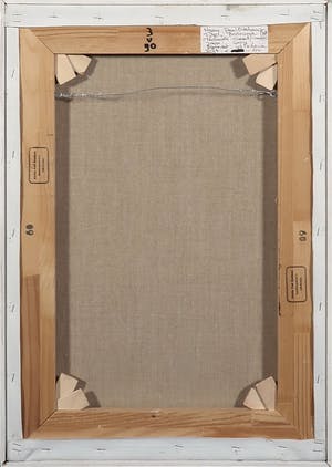 Paul Overhaus - Olieverf op doek, Bosrand - Ingelijst kopen? Bied vanaf 80!