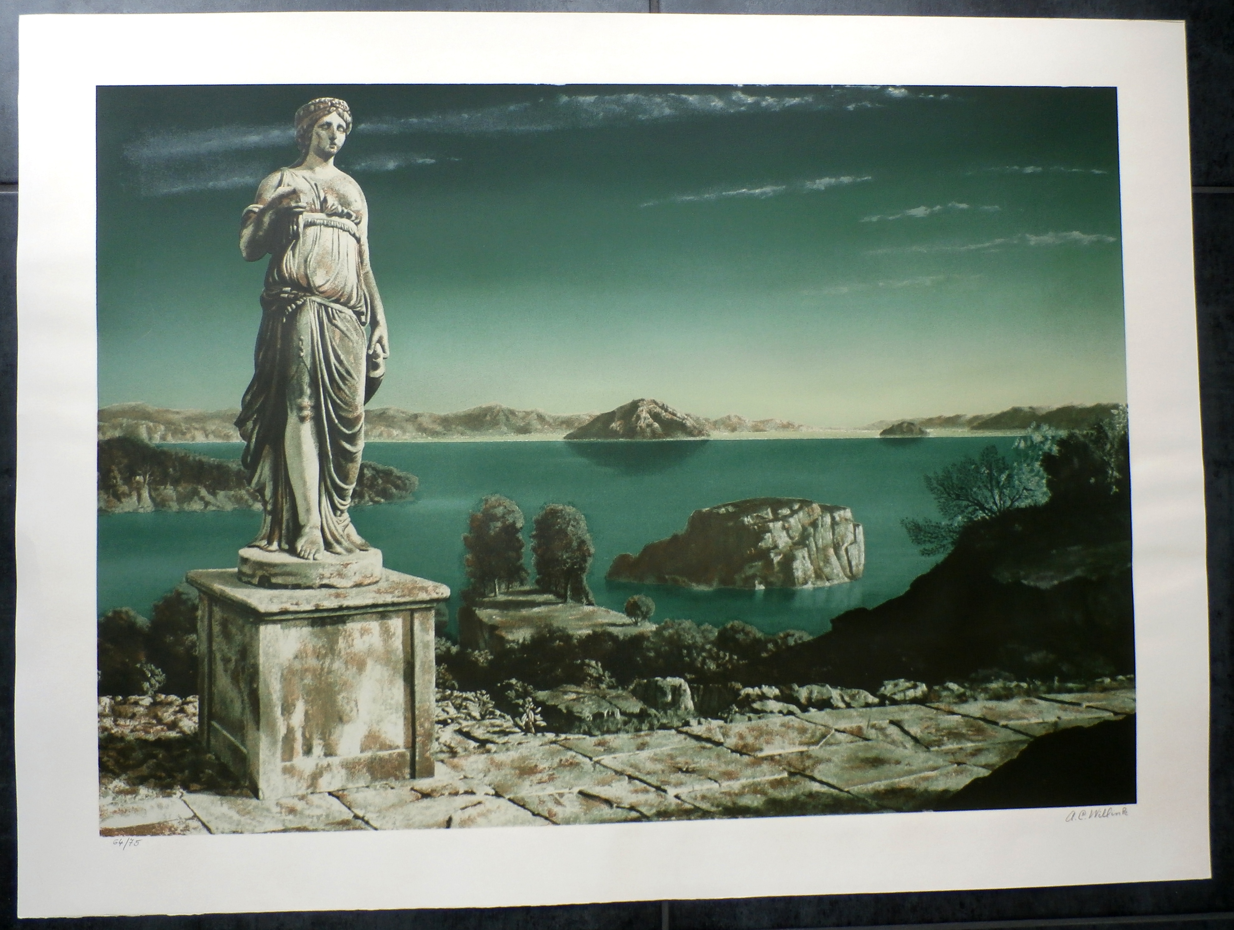 Carel Willink - Arcadisch landschap - 1979 kopen? Bied vanaf 850!