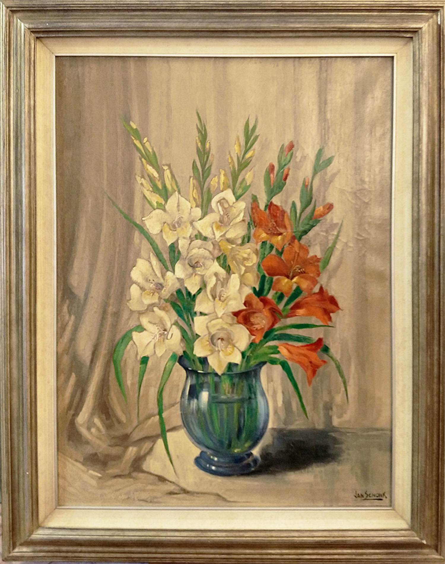 Jan Schonk - Vaas met bloemen kopen? Bied vanaf 450!