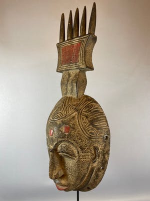 Chokwe - African mask from the Chokwe - Angola kopen? Bied vanaf 45!