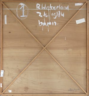 Roos Waterland - Acryl op paneel, Zonder titel - Ingelijst (Zeer groot) kopen? Bied vanaf 1!