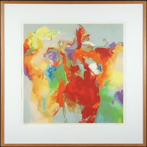 Peter Munnik - Zeefdruk, Zonder titel II - Ingelijst kopen? Bied vanaf 40!