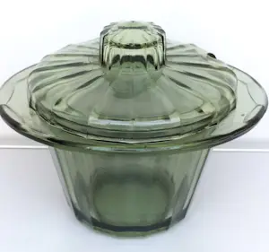 Glasblazerij Leerdam - A.C. Copier - Jampot en schaaltje kopen? Bied vanaf 20!