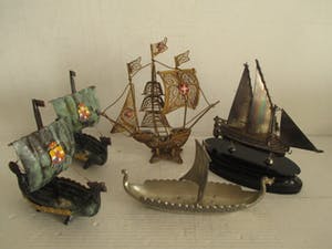 Curiosa - 5 schip-miniaturen kopen? Bied vanaf 1!