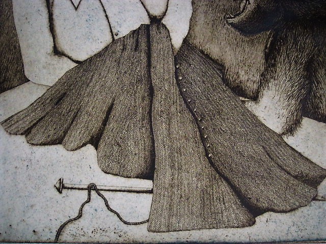 Sjef Henderickx - uitgesproken Kleur Ets "de Baviaan" gesigneerd en gedateerd  kopen? Bied vanaf 1!