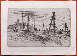 Jos van den Berg - Luntershoek (Zeeuws-Vlaanderen), ets kopen? Bied vanaf 35!