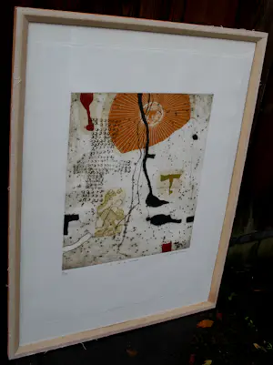 Richard Texier - Ingelijste ets: la ilé du monde kopen? Bied vanaf 99!