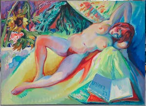 Freek van den Berg - Olieverf op doek, Le Livre (Groot) kopen? Bied vanaf 1000!