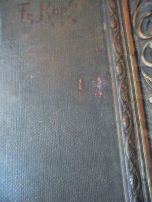 Frans Kops - Olieverfschilderij - 2 Portretten kopen? Bied vanaf 110!