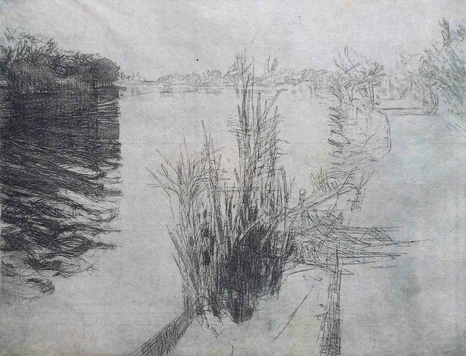 Willem den Ouden - De Waal, ets (1964, kleine oplage) kopen? Bied vanaf 195!