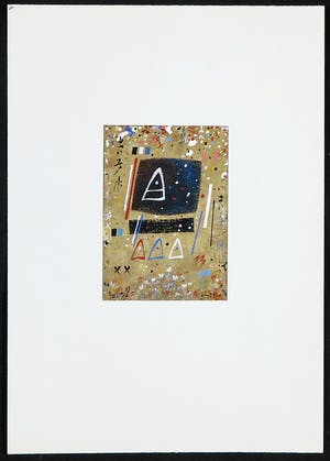 Leon Savelsberg - Gouache op papier, Zonder titel kopen? Bied vanaf 1!