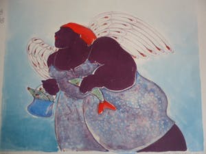 Ada Breedveld - Litho van Ada Breedveld uit 2001, met gedicht van Jan Petrie. kopen? Bied vanaf 35!