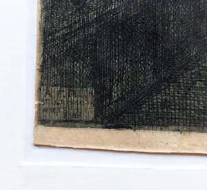 Anton Pieck - Fraaie droge naald Ets "interieur st. Joriskerk Amersfoort" (restant) signatuur kopen? Bied vanaf 58!