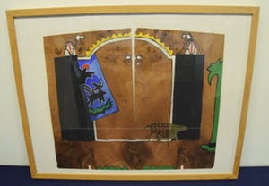 Margriet Oomen - Oerwoud - Gouache en goudverf op houtfineer kopen? Bied vanaf 20!